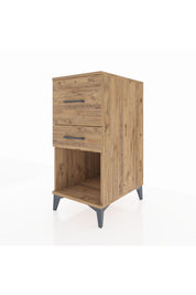 Kronos Komodin 2 Çekmeceli 44x59x96 Çam-Çam