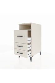 Kronos Komodin Tek Raflı 3 Çekmeceli 44x59x96 Aytaşı-Aytaşı