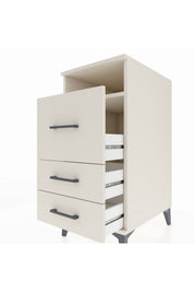 Kronos Komodin Tek Raflı 3 Çekmeceli 44x59x96 Aytaşı-Aytaşı