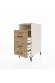 Kronos Komodin Tek Raflı 3 Çekmeceli 44x59x96 Aytaşı-Çam