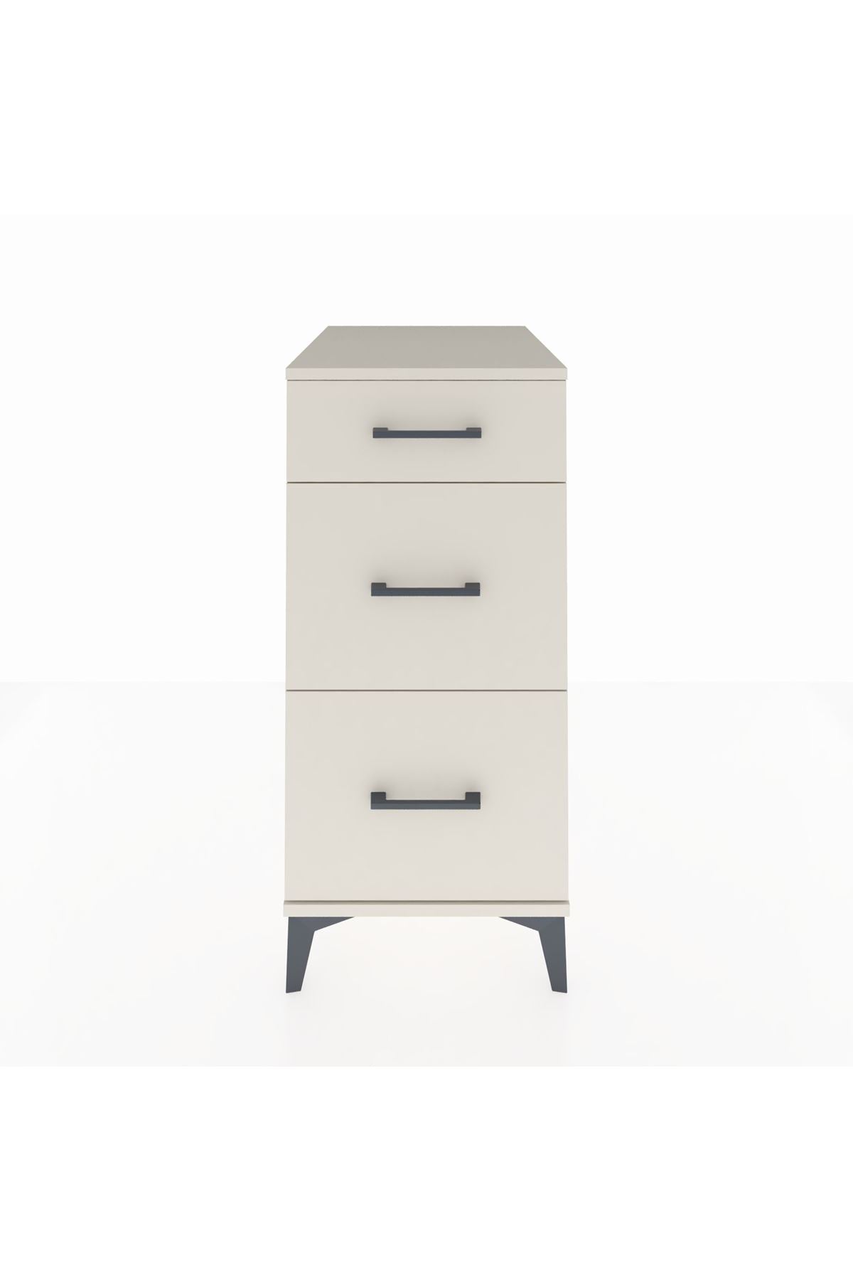 Kronos Komodin 3 Çekmeceli 44x59x96 Aytaşı-Aytaşı
