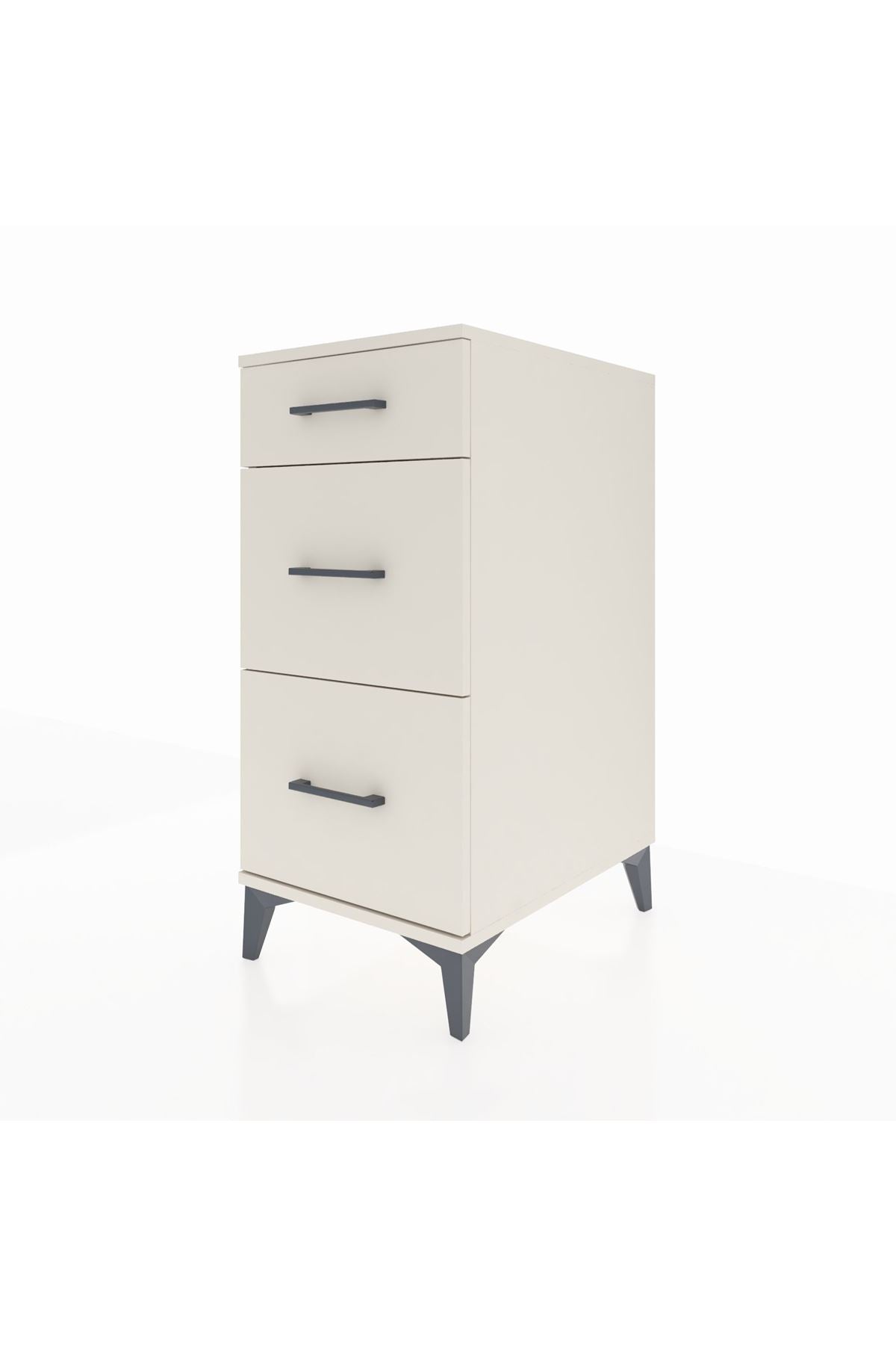 Kronos Komodin 3 Çekmeceli 44x59x96 Aytaşı-Aytaşı