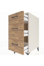 Kronos Komodin 3 Çekmeceli 44x59x96 Aytaşı-Çam