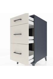 Kronos Komodin 3 Çekmeceli 44x59x96 Antrasit-Aytaşı
