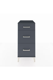 Kronos Komodin 3 Çekmeceli 44x59x96 Antrasit-Antrasit