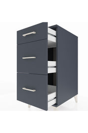 Kronos Komodin 3 Çekmeceli 44x59x96 Antrasit-Antrasit