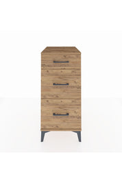 Kronos Komodin 3 Çekmeceli 44x59x96 Çam-Çam