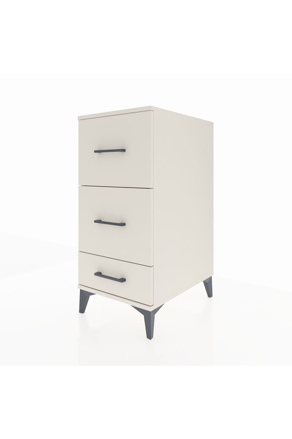 Kronos Komodin 3 Çekmeceli 44x59x96 Aytaşı-Aytaşı