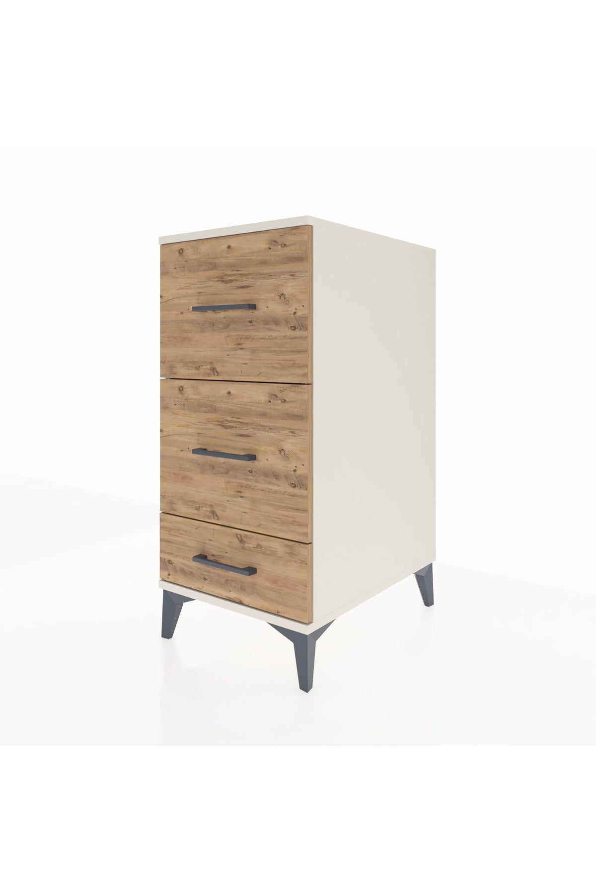 Kronos Komodin 3 Çekmeceli 44x59x96 Aytaşı-Çam