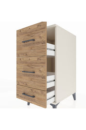 Kronos Komodin 3 Çekmeceli 44x59x96 Aytaşı-Çam