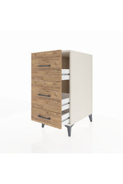 Kronos Komodin 3 Çekmeceli 44x59x96 Aytaşı-Çam