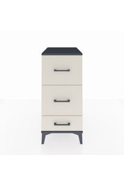 Kronos Komodin 3 Çekmeceli 44x59x96 Antrasit-Aytaşı