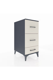 Kronos Komodin 3 Çekmeceli 44x59x96 Antrasit-Aytaşı