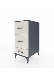 Kronos Komodin 3 Çekmeceli 44x59x96 Antrasit-Aytaşı