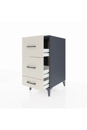 Kronos Komodin 3 Çekmeceli 44x59x96 Antrasit-Aytaşı