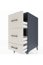 Kronos Komodin 3 Çekmeceli 44x59x96 Antrasit-Aytaşı