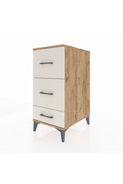 Kronos Komodin 3 Çekmeceli 44x59x96 Çam-Aytaşı