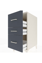 Kronos Komodin 3 Çekmeceli 44x59x96 Aytaşı-Antrasit