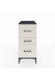 Kronos Komodin 3 Çekmeceli 44x59x96 Antrasit-Aytaşı