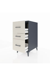 Kronos Komodin 3 Çekmeceli 44x59x96 Antrasit-Aytaşı
