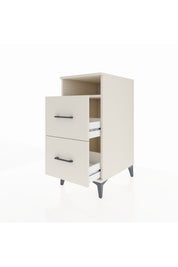 Kronos Komodin Tek Raflı 2 Çekmeceli 44x59x96 Aytaşı-Aytaşı