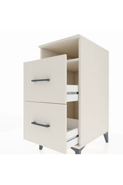 Kronos Komodin Tek Raflı 2 Çekmeceli 44x59x96 Aytaşı-Aytaşı
