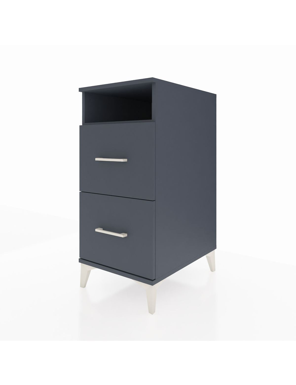Kronos Komodin Tek Raflı 2 Çekmeceli 44x59x96 - S75M014V5C