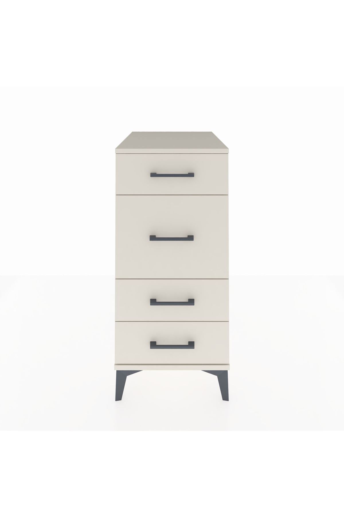 Kronos Komodin 4 Çekmeceli 44x59x96 Aytaşı-Aytaşı