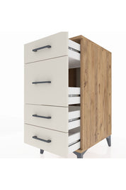 Kronos Komodin 4 Çekmeceli 44x59x96 Çam-Aytaşı
