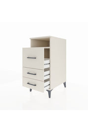 Kronos Komodin Tek Raflı 3 Çekmeceli 44x59x96 Aytaşı-Aytaşı