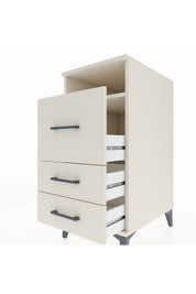 Kronos Komodin Tek Raflı 3 Çekmeceli 44x59x96 Aytaşı-Aytaşı