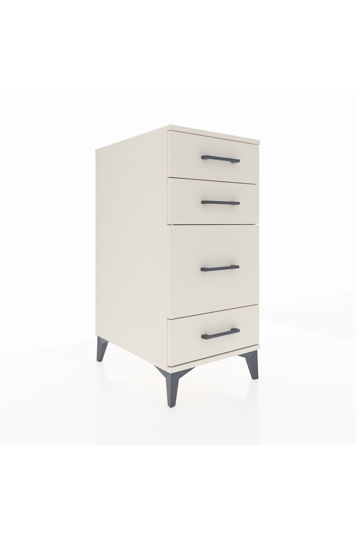 Kronos Komodin 4 Çekmeceli 44x59x96 Aytaşı-Aytaşı