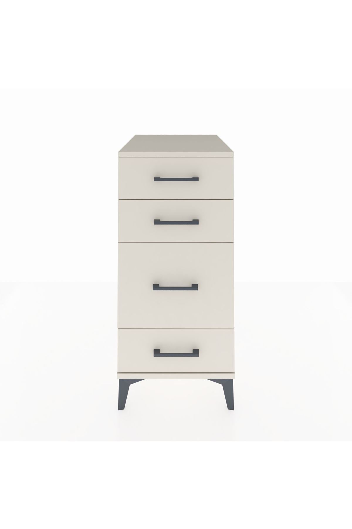 Kronos Komodin 4 Çekmeceli 44x59x96 Aytaşı-Aytaşı