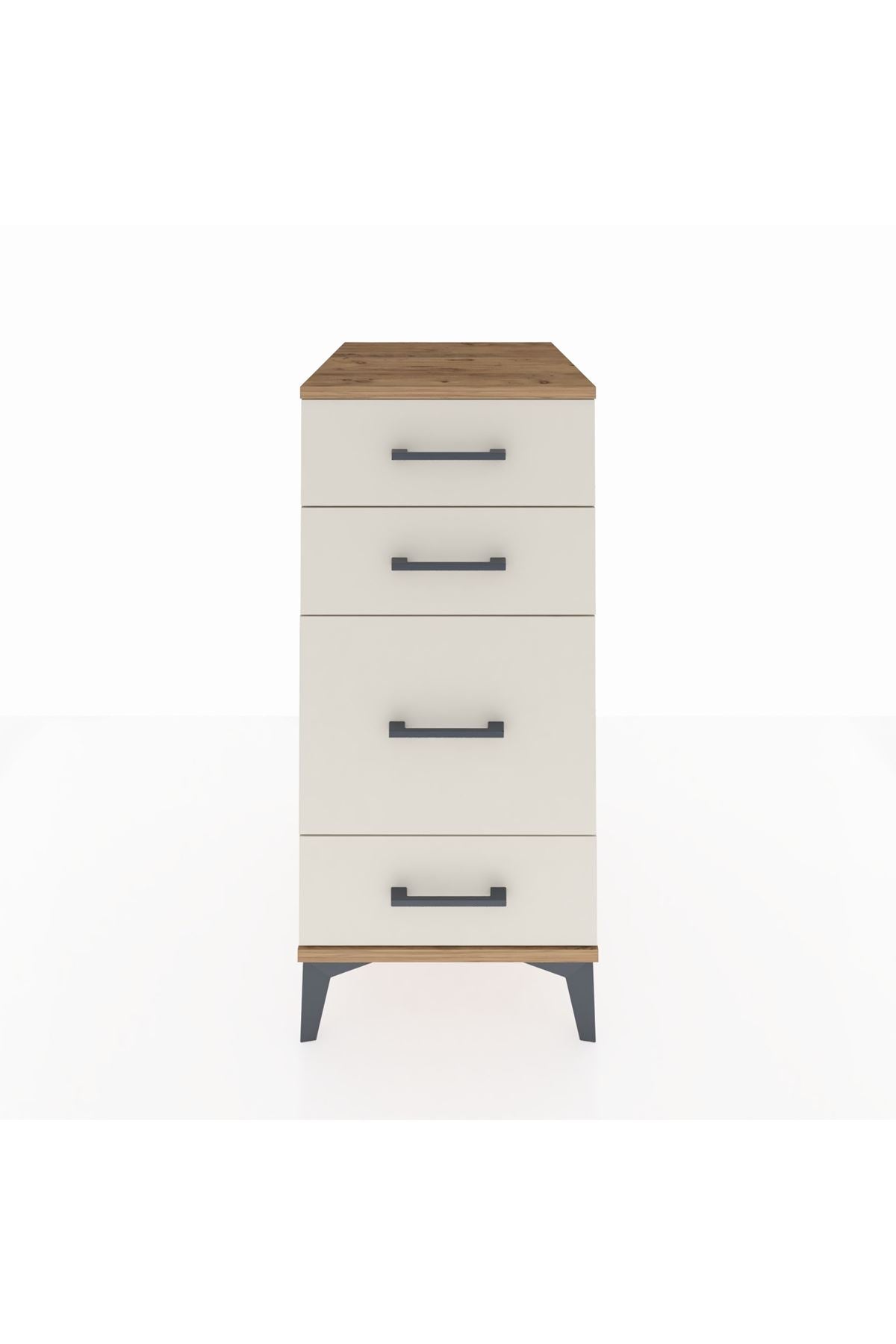 Kronos Komodin 4 Çekmeceli 44x59x96 Çam-Aytaşı