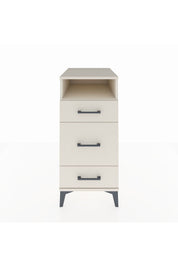 Kronos Komodin Tek Raflı 3 Çekmeceli 44x59x96 Aytaşı-Aytaşı