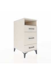 Kronos Komodin Tek Raflı 3 Çekmeceli 44x59x96 Aytaşı-Aytaşı
