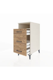 Kronos Komodin Tek Raflı 3 Çekmeceli 44x59x96 Aytaşı-Çam