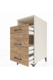 Kronos Komodin Tek Raflı 3 Çekmeceli 44x59x96 Aytaşı-Çam