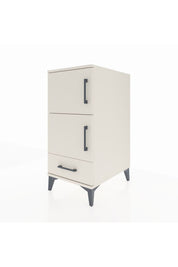 Kronos Komodin 4 Raflı Tek Çekmeceli Tek Kapaklı 44x59x96 Aytaşı-Aytaşı