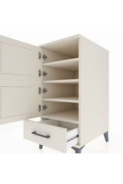 Kronos Komodin 4 Raflı Tek Çekmeceli Tek Kapaklı 44x59x96 Aytaşı-Aytaşı