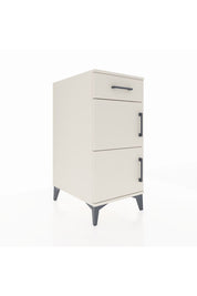 Kronos Komodin Tek Raflı Tek Çekmeceli 2 Kapaklı 44x59x96 Aytaşı-Aytaşı