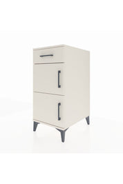 Kronos Komodin Tek Raflı Tek Çekmeceli 2 Kapaklı 44x59x96 Aytaşı-Aytaşı