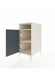 Kronos Komodin 2 Raflı 2 Kapaklı 44x59x96 Aytaşı-Antrasit
