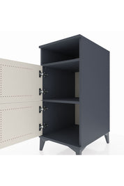 Kronos Komodin 2 Raflı 2 Kapaklı 44x59x96 Antrasit-Aytaşı
