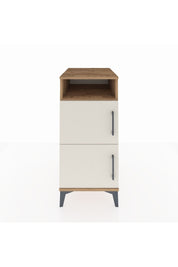 Kronos Komodin 2 Raflı 2 Kapaklı 44x59x96 Çam-Aytaşı