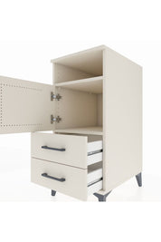 Kronos Komodin 2 Raflı 2 Çekmeceli Tek Kapaklı 44x59x96 Aytaşı-Aytaşı