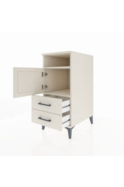 Kronos Komodin 2 Raflı 2 Çekmeceli Tek Kapaklı 44x59x96 Aytaşı-Aytaşı