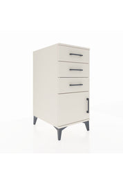 Kronos Komodin 3 Çekmeceli Tek Kapaklı 44x59x96 Aytaşı-Aytaşı