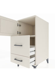 Kronos Komodin Tek Raflı 2 Çekmeceli Tek Kapaklı 44x59x96 Aytaşı-Aytaşı
