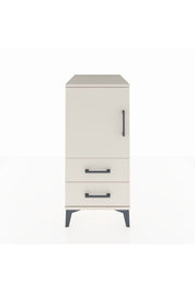 Kronos Komodin 2 Raflı 2 Çekmeceli Tek Kapaklı 44x59x96 Aytaşı-Aytaşı